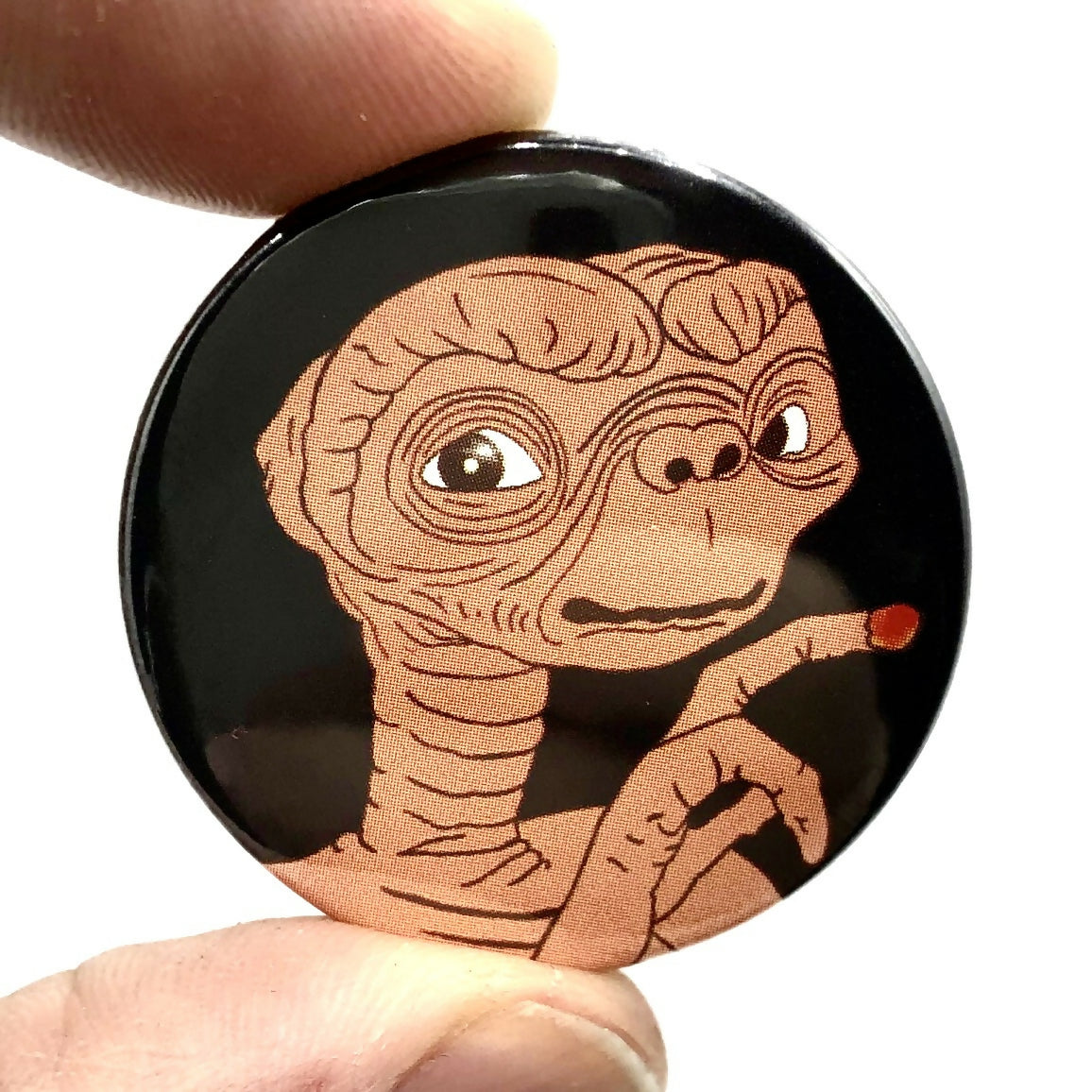 ET 1980s Film Inspired Button Pin Badge