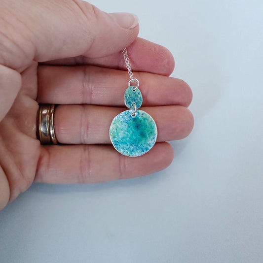 Sea Spirit Double Disc Pendant - MaisyPlum