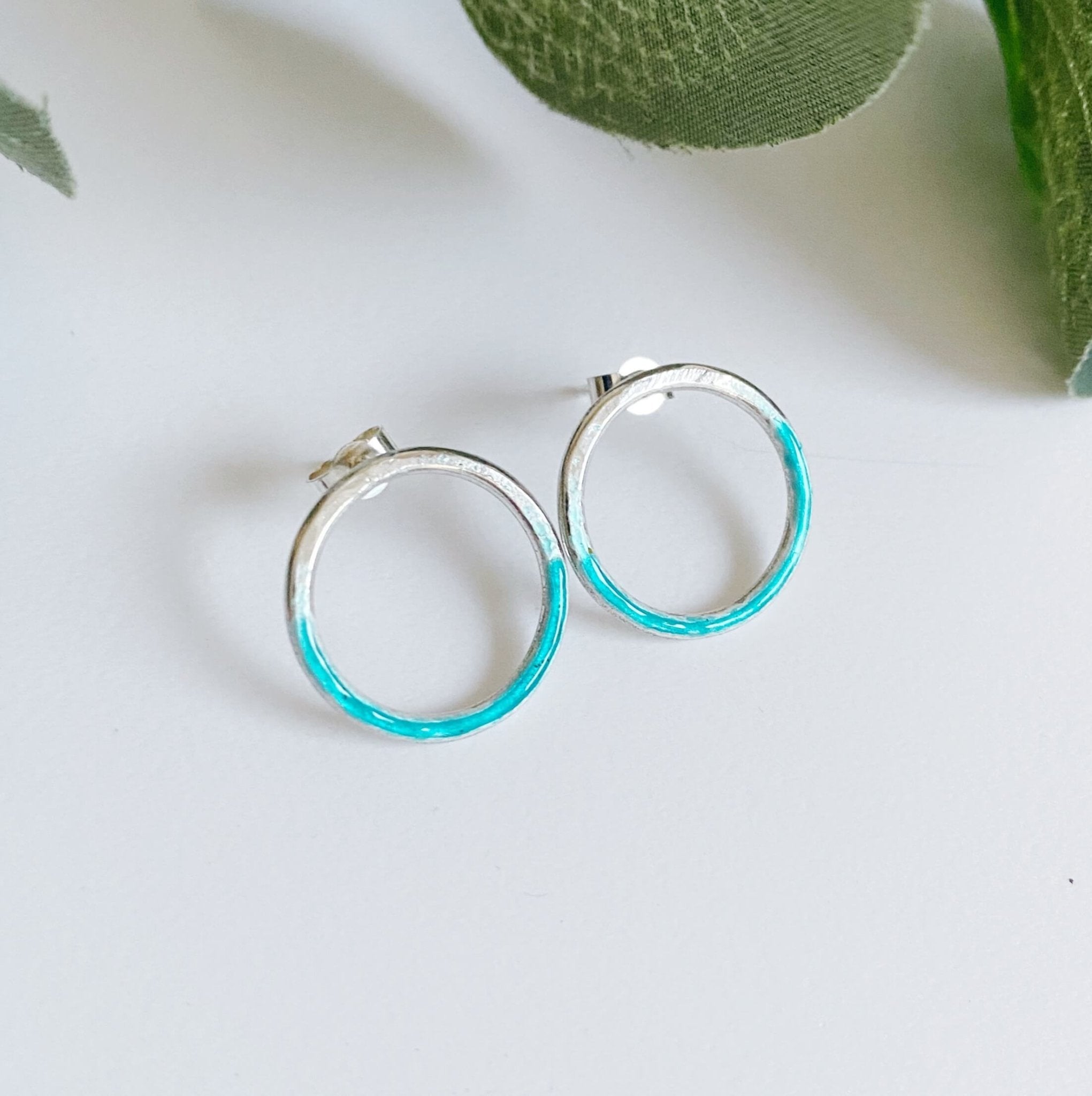 Silver Halo Studs - MaisyPlum