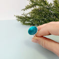 Load image into Gallery viewer, Turquoise Enamel Disc Cocktail Ring - Large - MaisyPlum
