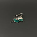 Load image into Gallery viewer, Two Tone Silver Disc Earrings - Small - MaisyPlum
