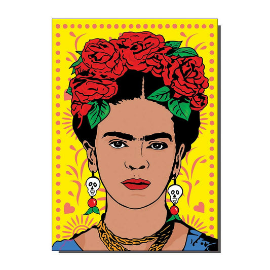 Frida Kahlo Inspired Greetings Card