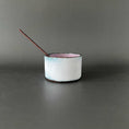 Load image into Gallery viewer, White and Pink Enamel Pot - Small - MaisyPlum
