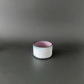 Load image into Gallery viewer, White and Pink Enamel Pot - Small - MaisyPlum
