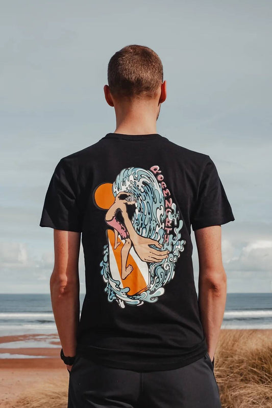 RoamNorth Ride the Wave Surf T-shirt
