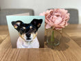 Load image into Gallery viewer, Jack Russell terrier card front
