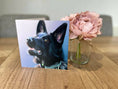 Load image into Gallery viewer, German shepherd card square front
