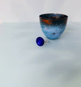 Load image into Gallery viewer, Sapphire Blue Silver and Enamel Ring
