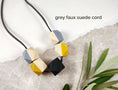 Load image into Gallery viewer, geometric-necklace-grey-mustard-5ec40e5f-scaled
