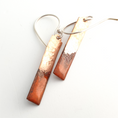 Load image into Gallery viewer, Copper Enamel Earrings
