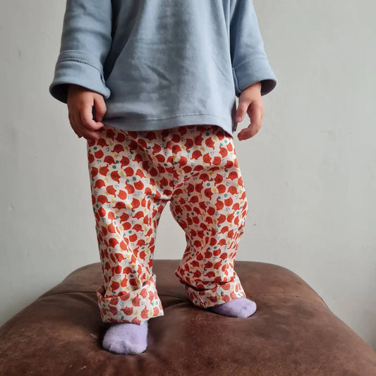 Girls Mini Elephant Print Trousers