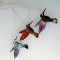 Load image into Gallery viewer, Enamel Hummingbird Pendant
