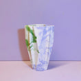 Load image into Gallery viewer, Deco Jesmonite Vase in Olive - Misshandled
