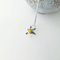 Load image into Gallery viewer, Sterling Silver and Enamel Daisy Pendant

