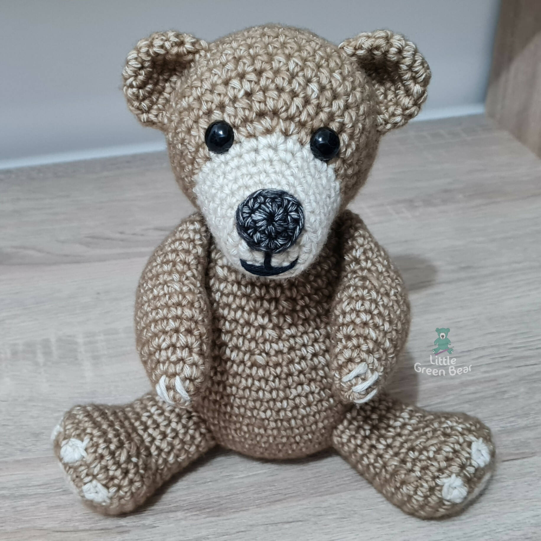 PDF Grizzly Bear Crochet Pattern, Glenn the Grizzly Bear Crochet Pattern, Crochet Pattern, Bear Amigurumi Pattern