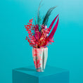 Load image into Gallery viewer, Small Deco Vase - Marbled In Mint & Teal - Misshandled
