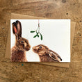 Load image into Gallery viewer, Christmas Hares A6
