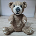Load image into Gallery viewer, PDF Grizzly Bear Crochet Pattern, Glenn the Grizzly Bear Crochet Pattern, Crochet Pattern, Bear Amigurumi Pattern
