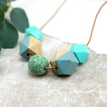 Load image into Gallery viewer, Essential Oil Diffuser Lave Beads Mint Sage Necklace
