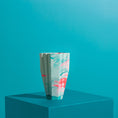 Load image into Gallery viewer, Small Deco Vase - Marbled In Mint & Teal - Misshandled
