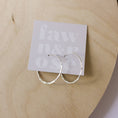 Load image into Gallery viewer, Sterling Silver Hammered Hoops (Large)
