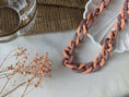 Load image into Gallery viewer, Glasses Chain - Matte Aubergine & Coral Chunky Acrylic Chain
