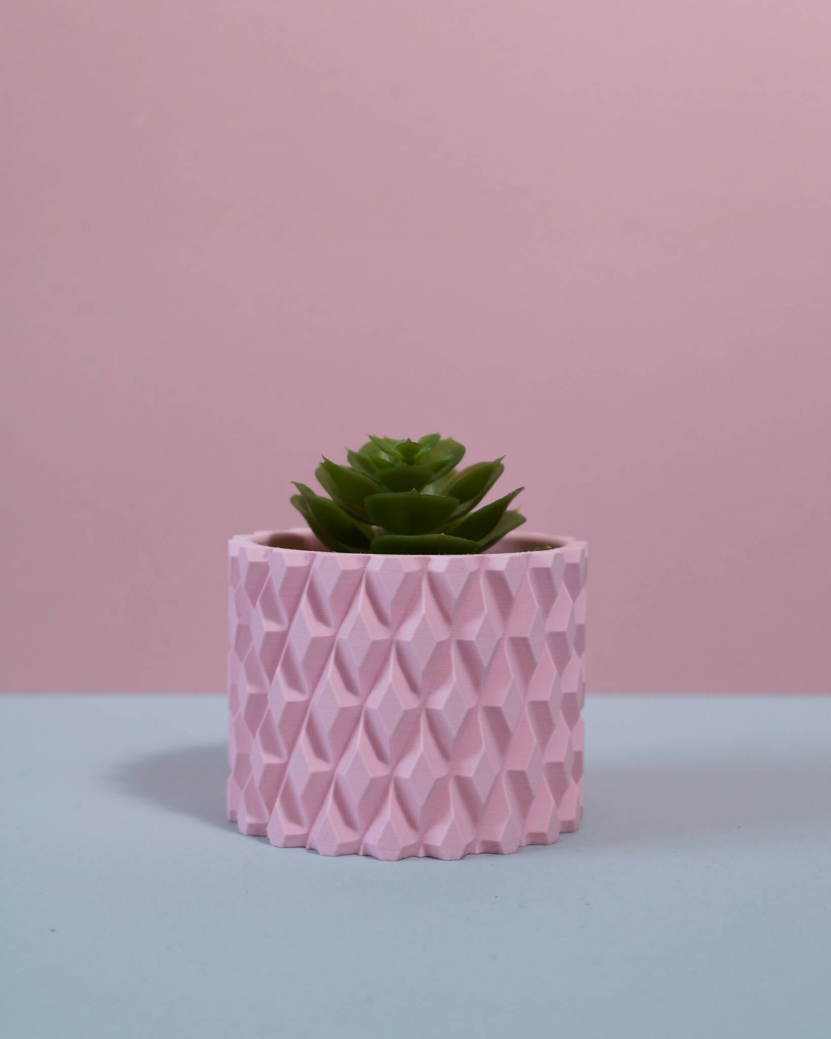3D Printed Pink Indoor Plant Pot